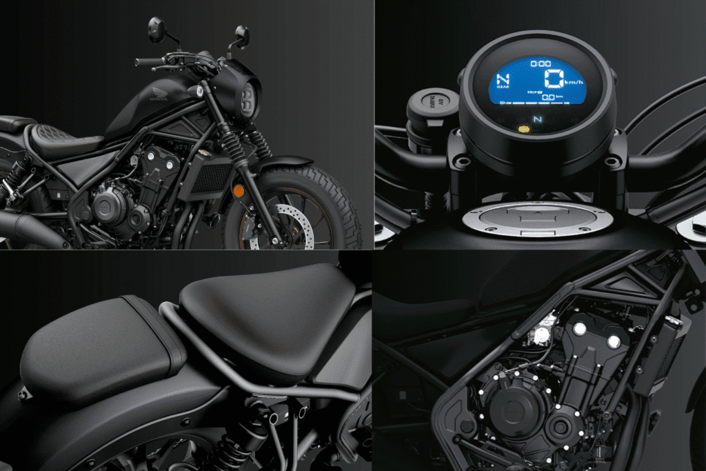 Honda rebel 500 different angel